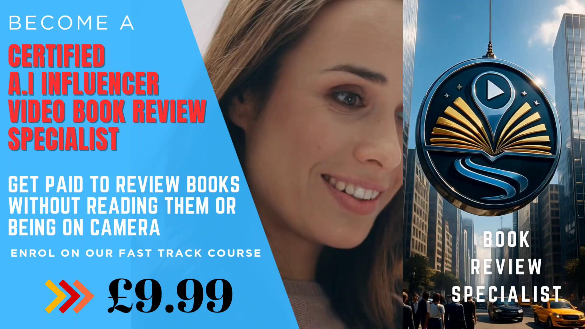 Train to become a video book review specialust